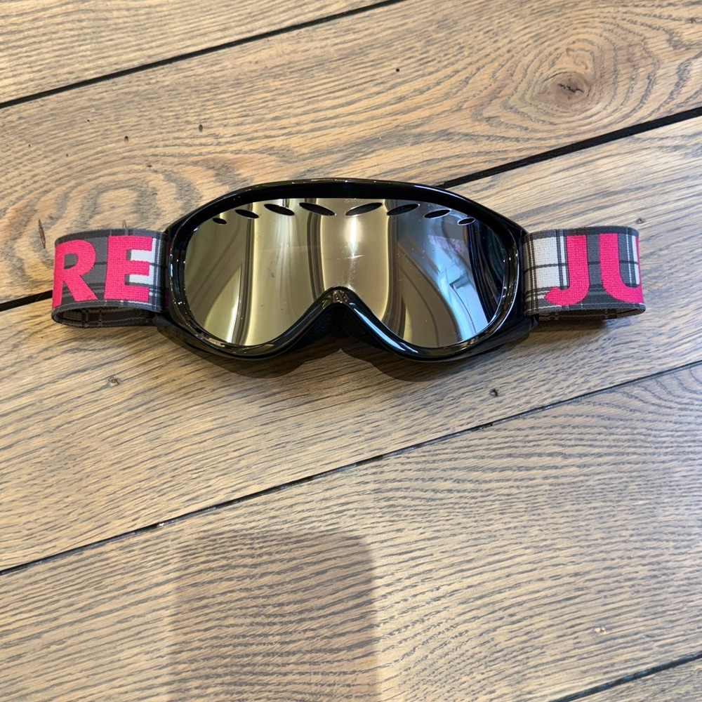 Juicy Couture Black and Pink Ski Goggles. Like New